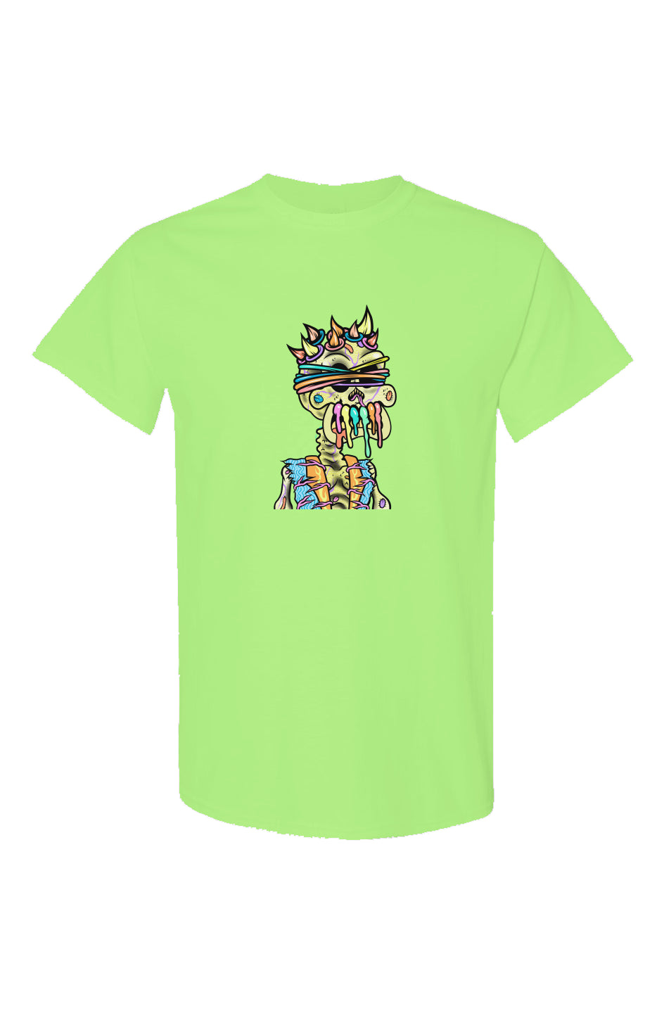 Neon T Shirts feat Toxic Skulls Club #8794