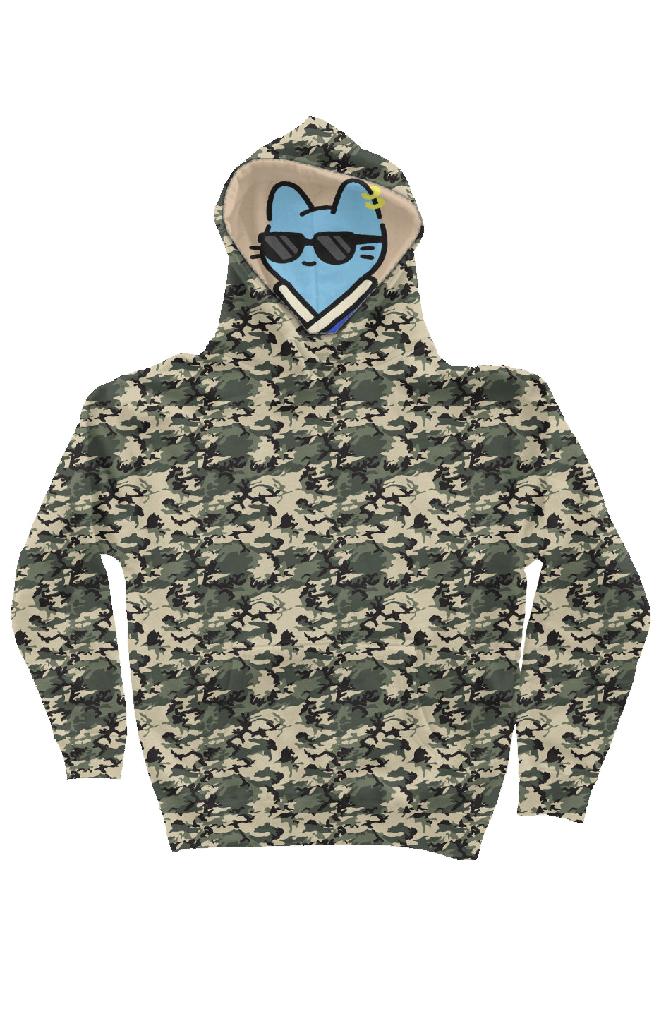 Camo Independent Heavyweight Hoodie