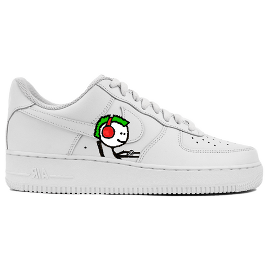 Nike Air Force One (Man) feat. mfer #9948 🇮🇹 hand painted in Italy