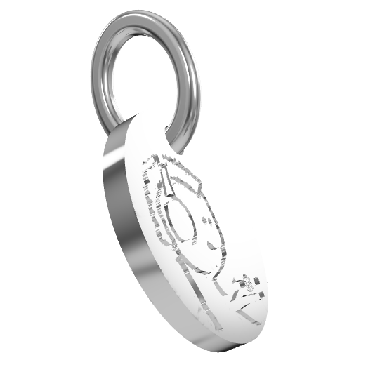 Charm Silver - Gold Plated 18kt feat. mfer #9948