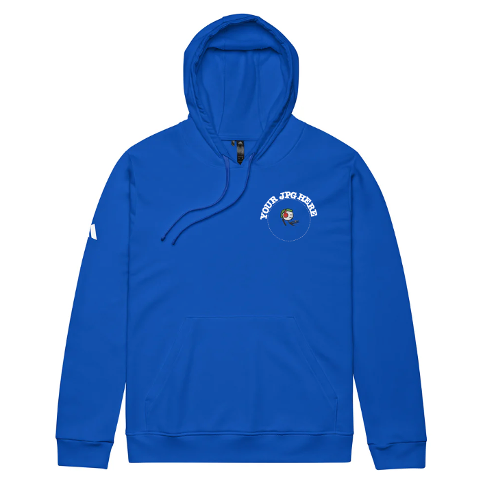 adidas fleece hoodie - custom with your own PFP (embroidered)