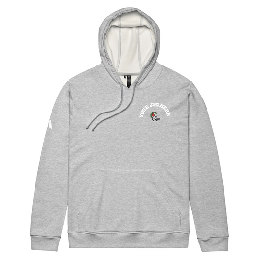 adidas fleece hoodie - custom with your own PFP (embroidered)