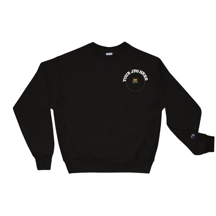 Champion Sweatshirt - custom with your own PFP (embroidered)