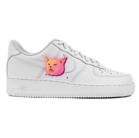 Nike Air Force One feat. $PUSSY Financial memecoin 🇮🇹 hand painted in Italy