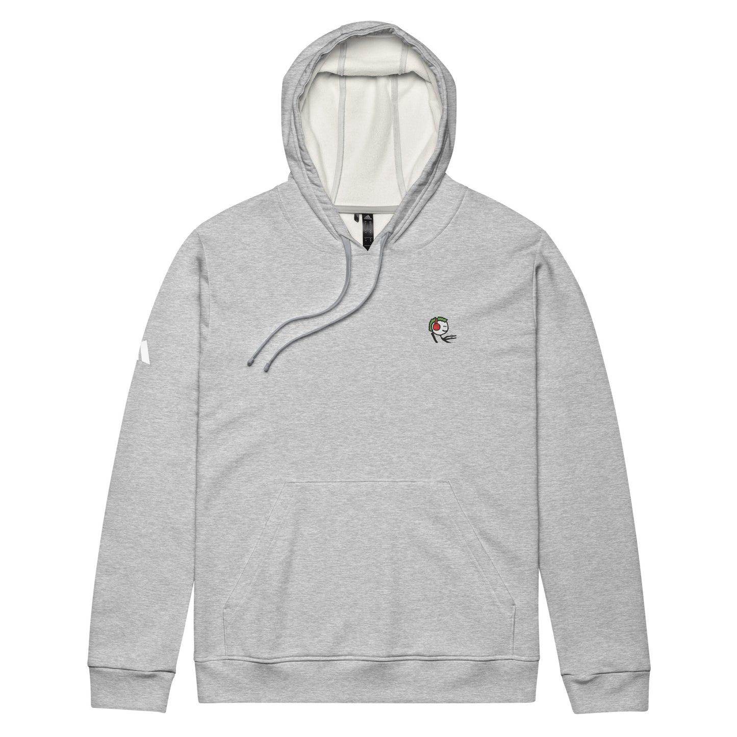 adidas fleece hoodie feat. mfer #9948 (embroidered)