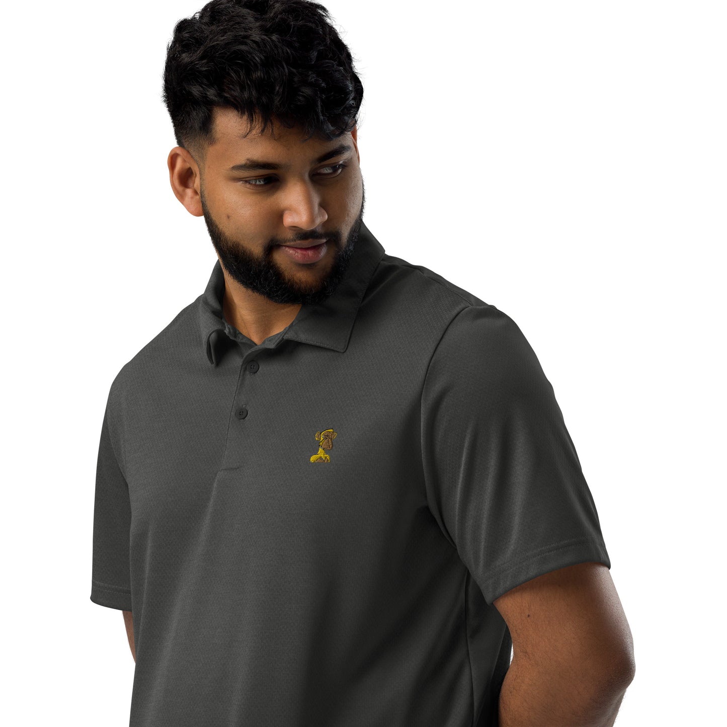 adidas space-dyed polo feat. BAYC #4039  (embroidered)