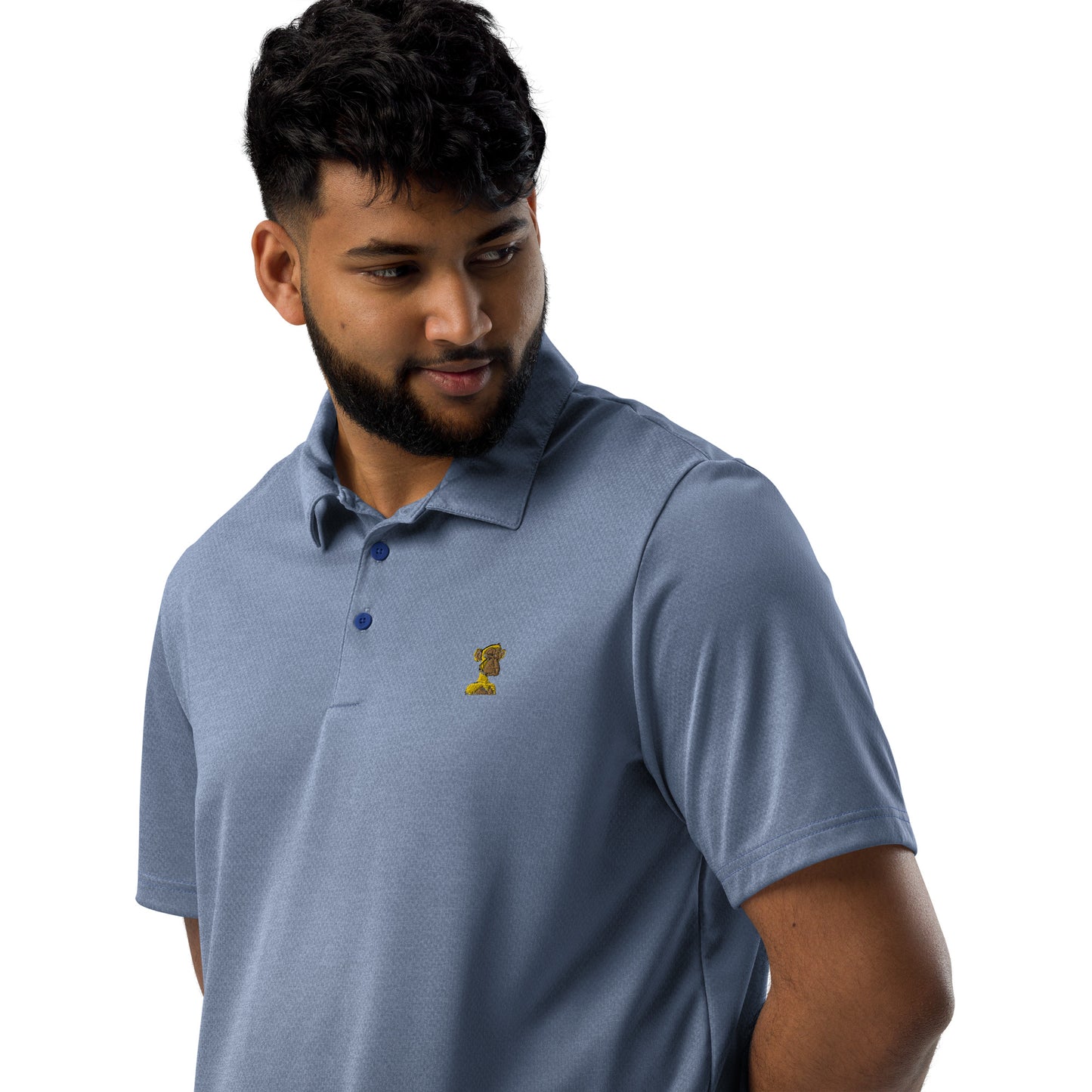 adidas space-dyed polo feat. BAYC #4039  (embroidered)