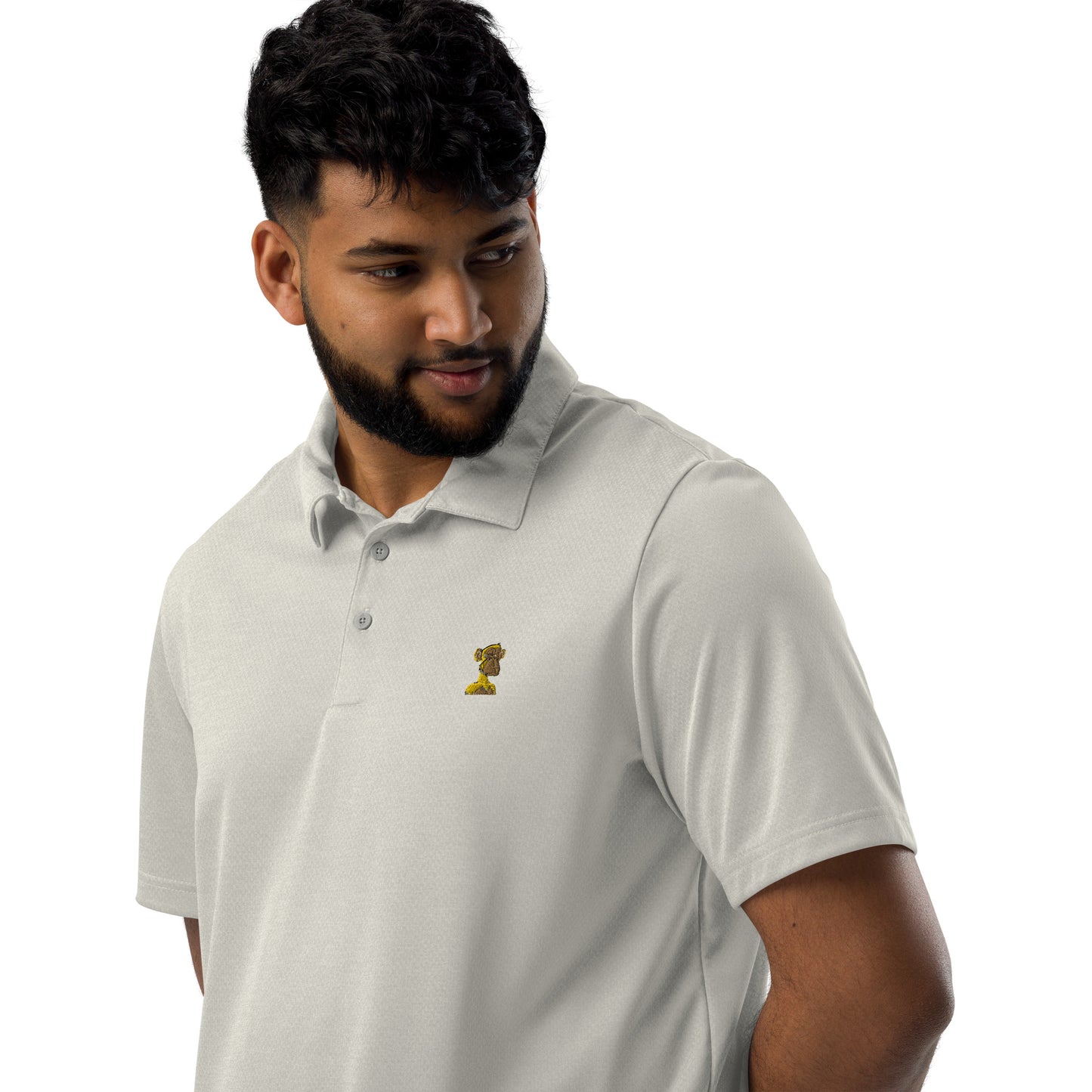 adidas space-dyed polo feat. BAYC #4039  (embroidered)