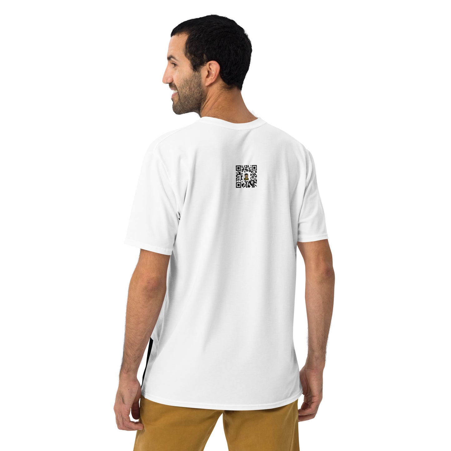 All-Over t-shirt feat. Nakamigos #12679 (rear QrCode NFT URL)