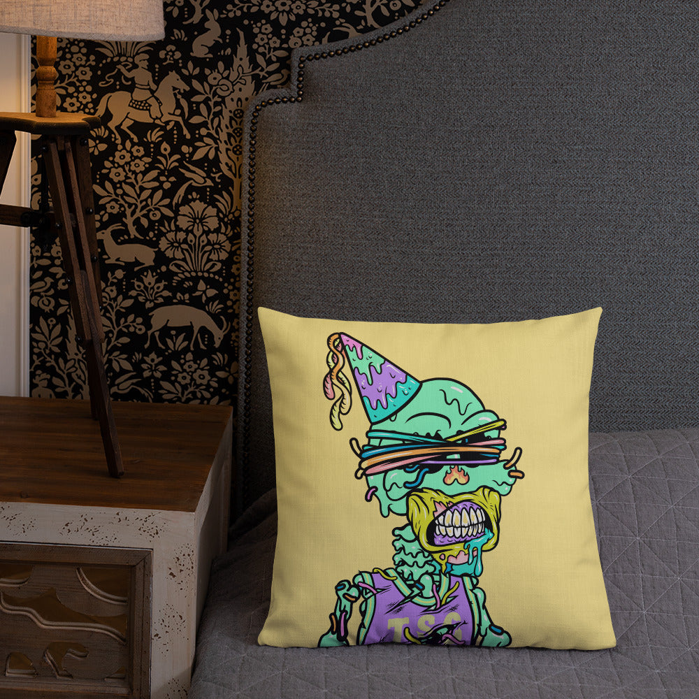 Premium Pillow feat Toxic Skulls Club #2807