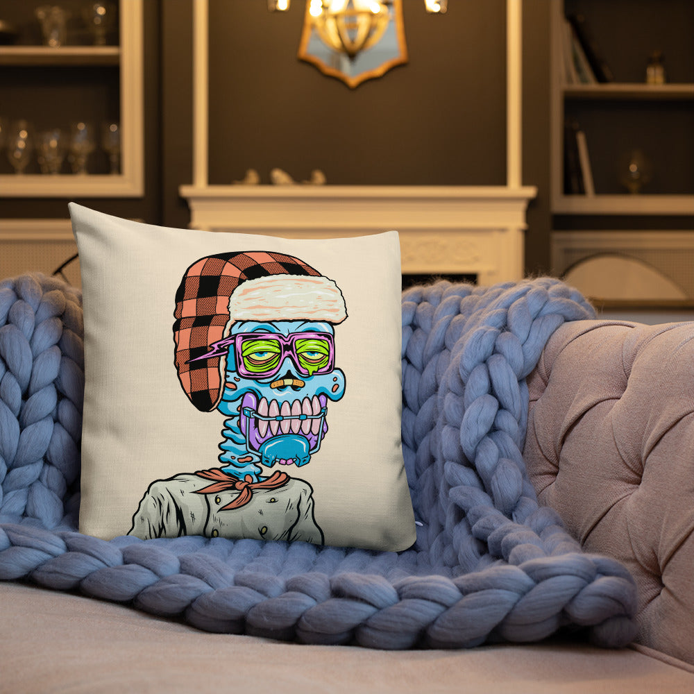 Premium Pillow feat Toxic Skulls Club #418