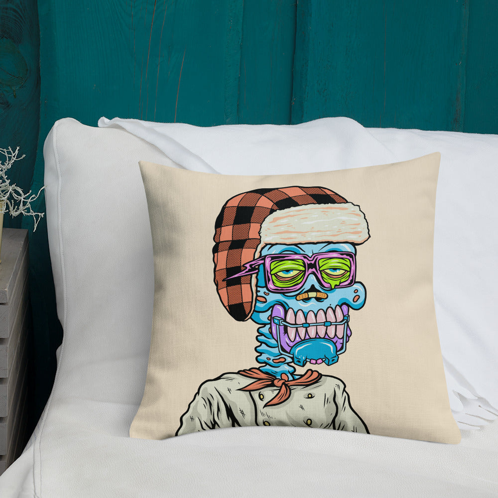 Premium Pillow feat Toxic Skulls Club #418