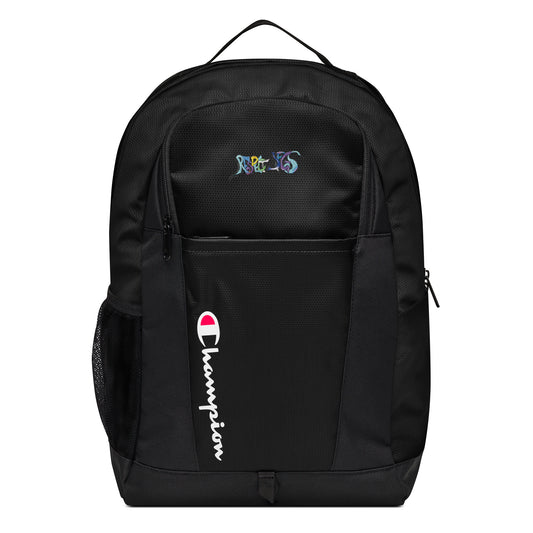 Champion backpack feat. RESPECT JPGS by eitzi.eth (embroidered)