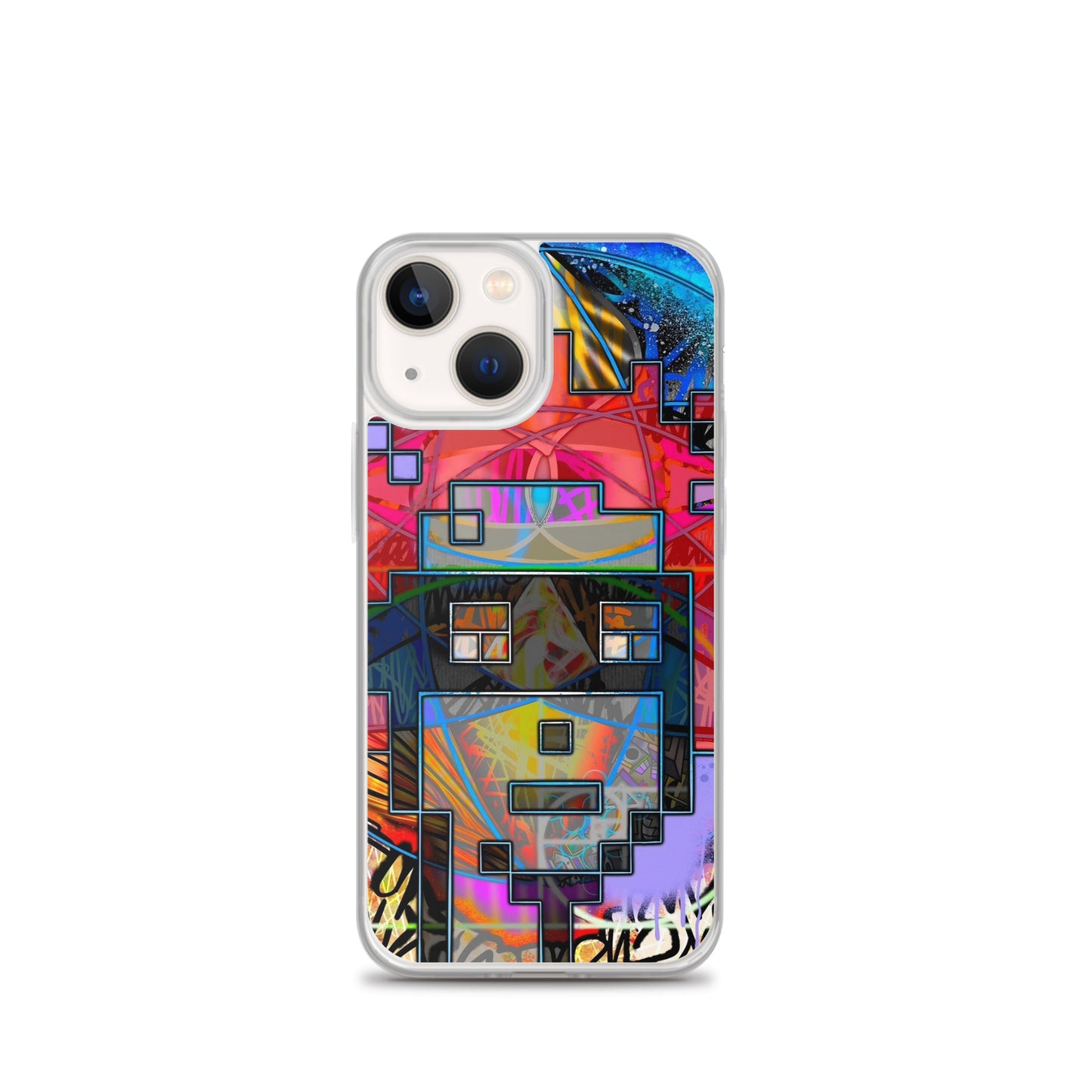 Clear Case for iPhone® feat. The Alpha and Omega V1 Punk by Decolife