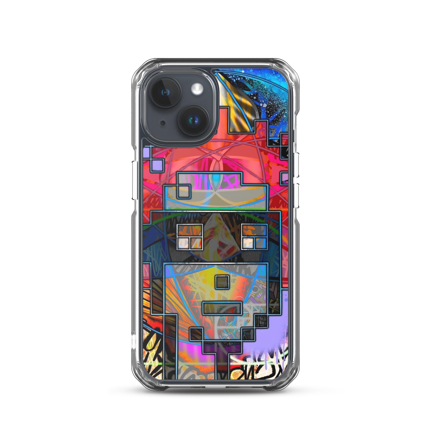 Clear Case for iPhone® feat. The Alpha and Omega V1 Punk by Decolife