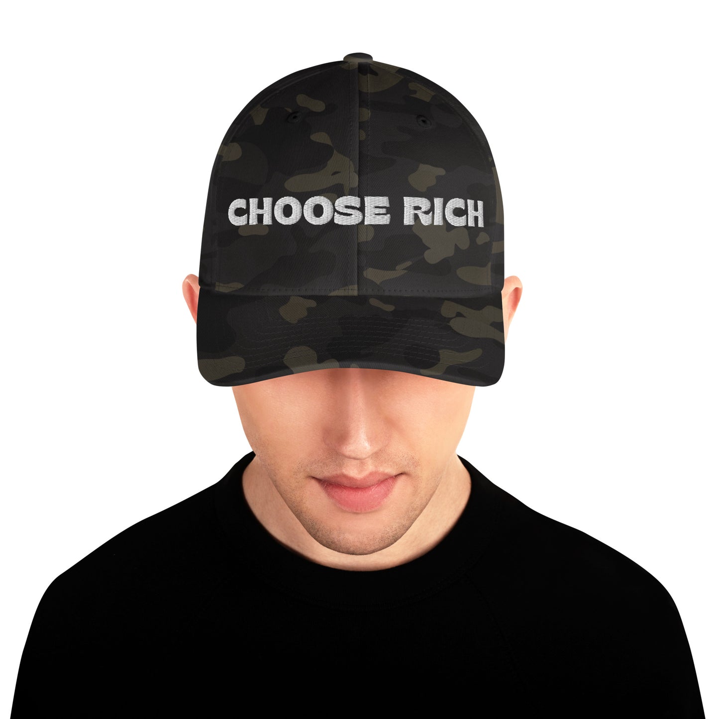 Structured Twill Cap CHOOSE RICH