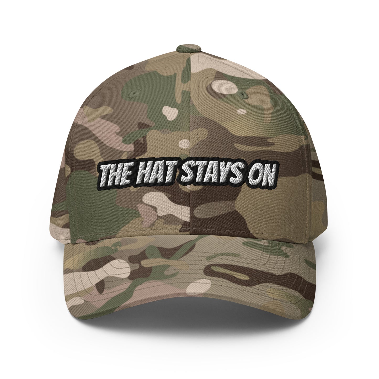 Structured Twill Cap THE HAT STAYS ON (embroidered)