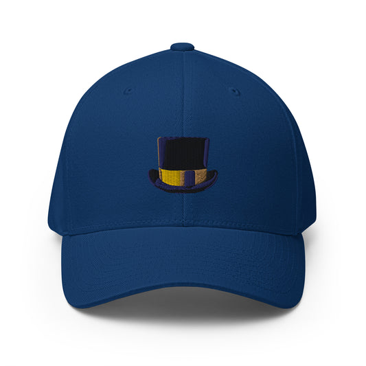 Structured Twill Cap feat. emoji Top Hat (embroidered)