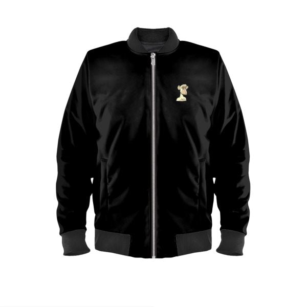 Ovo satin clearance bomber jacket