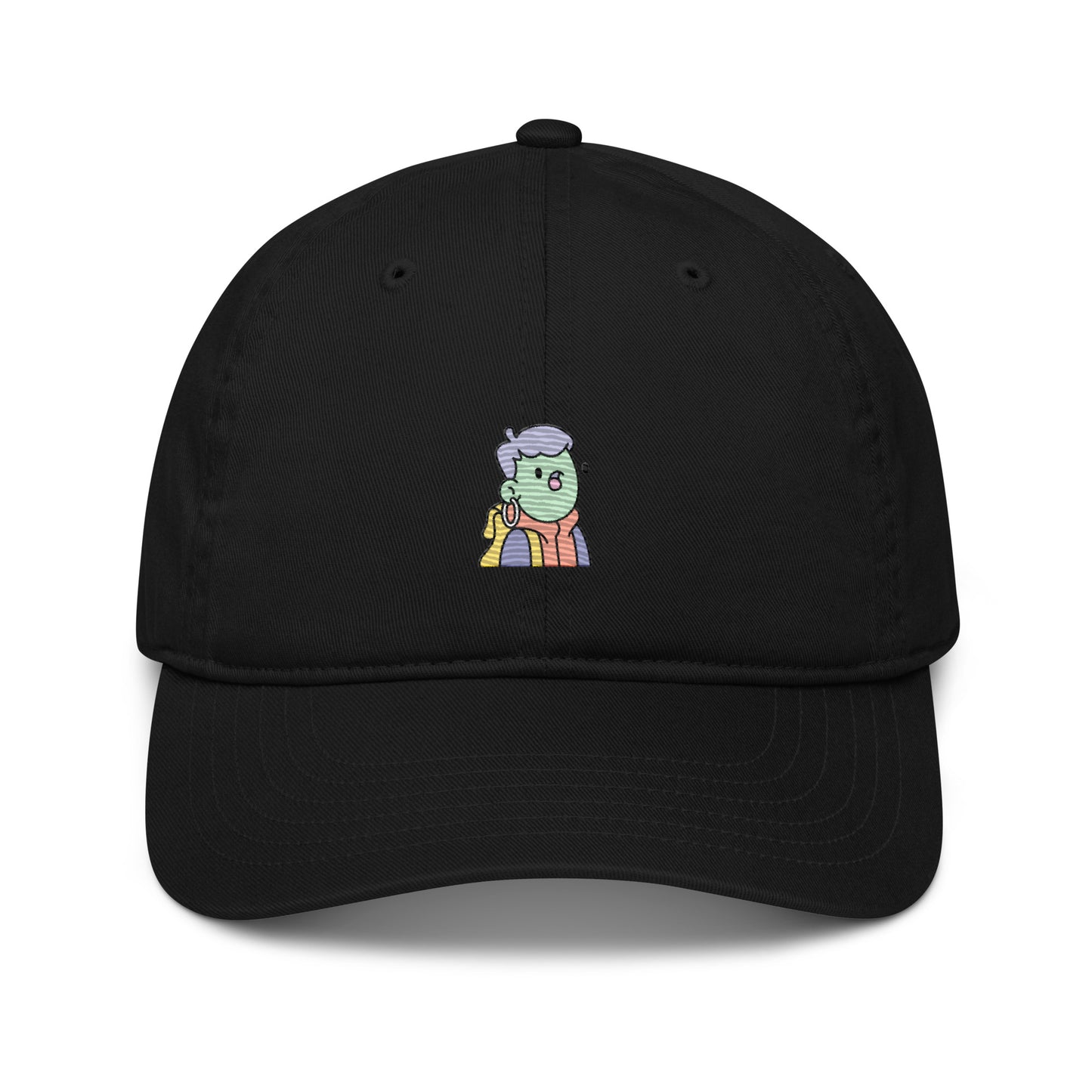 Organic dad hat feat Doodle #4954 (embroidered)