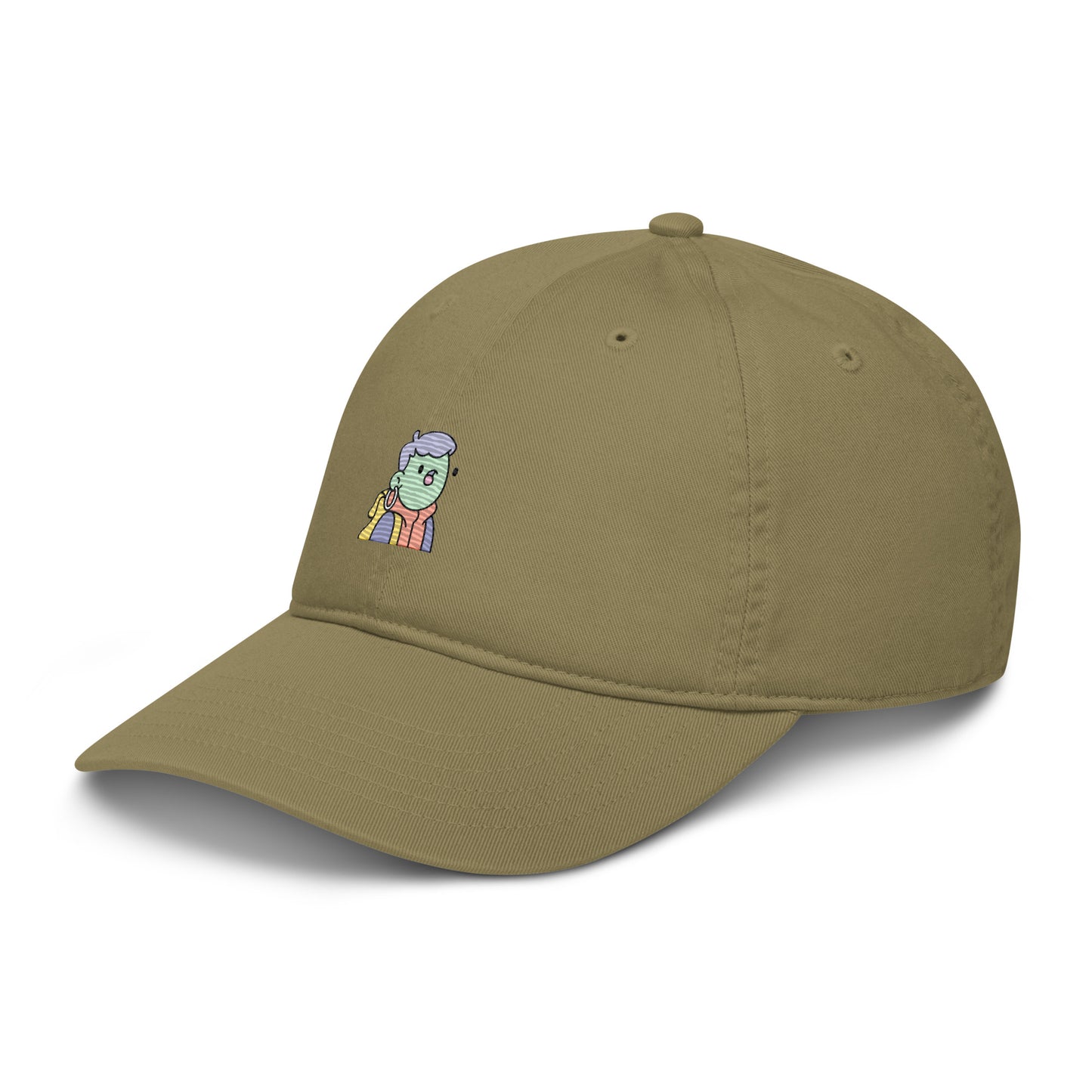 Organic dad hat feat Doodle #4954 (embroidered)