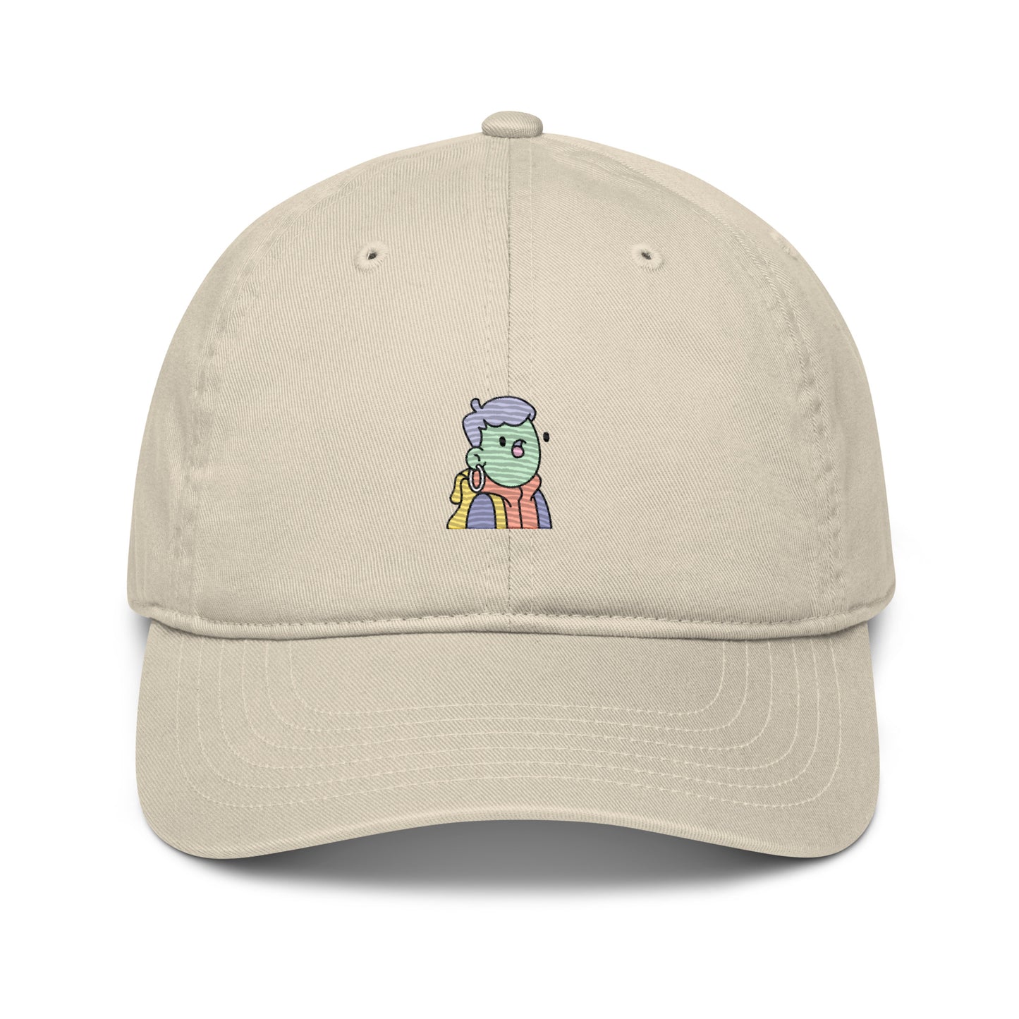 Organic dad hat feat Doodle #4954 (embroidered)