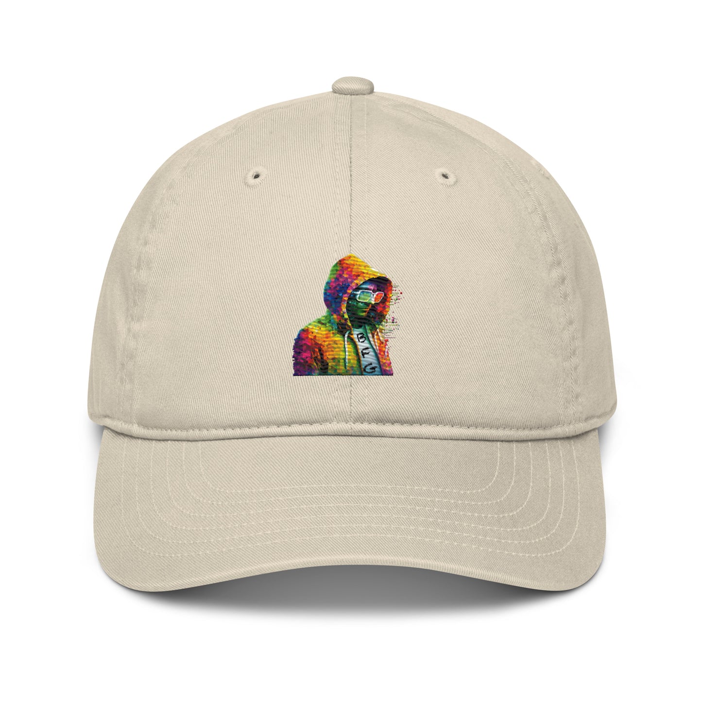 Organic dad hat feat. BrightFutureGuy 2 (embroidered) - Farcaster