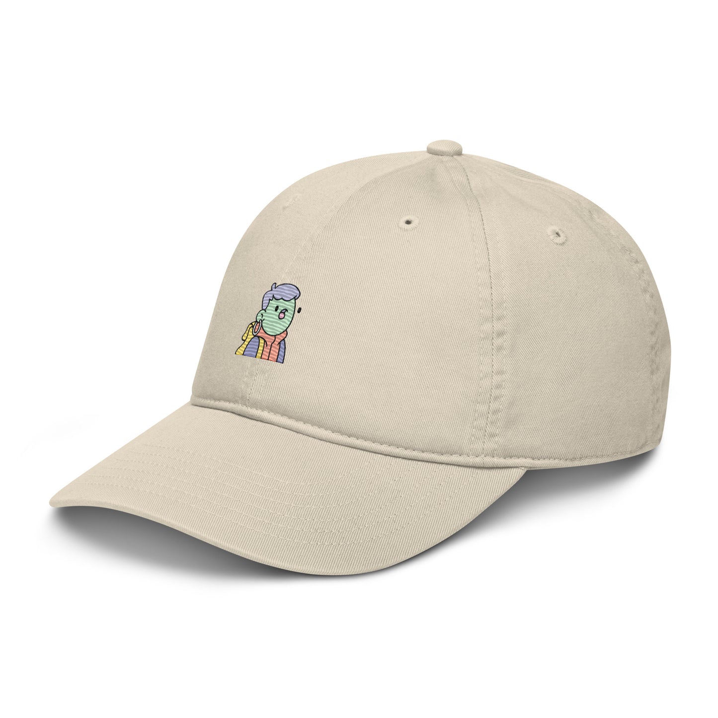 Organic dad hat feat Doodle #4954 (embroidered)