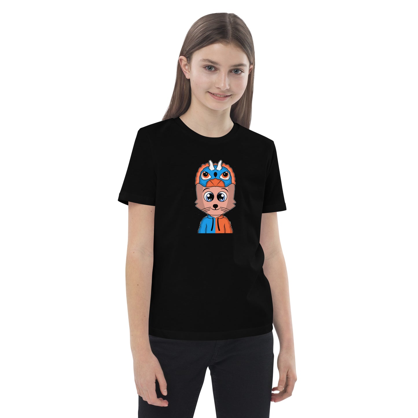 Organic cotton kids t-shirt feat CatsNFT011
