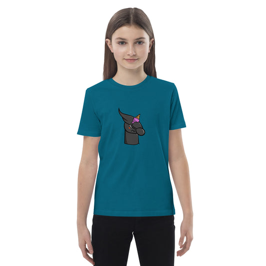 Organic cotton kids t-shirt feat UNICORN #333D