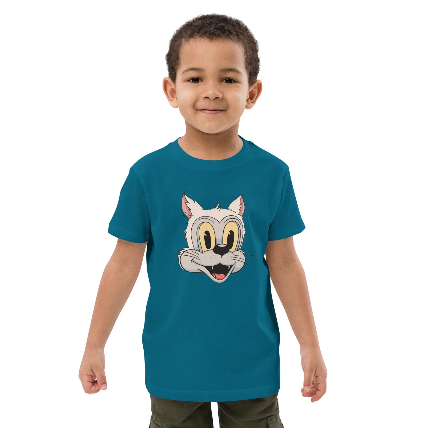 Organic cotton kids t-shirt feat DEGEN TOONZ #7949