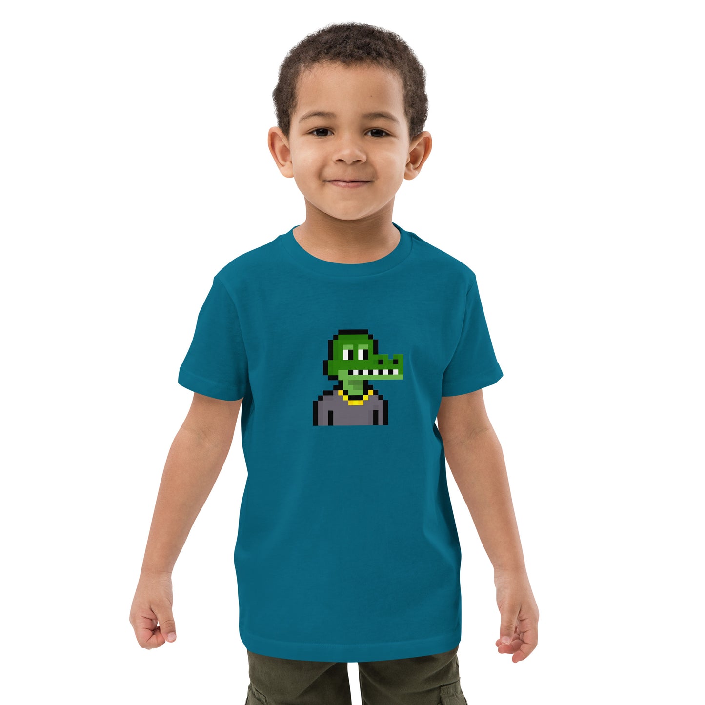 Organic cotton kids t-shirt feat Nakamigos #11987