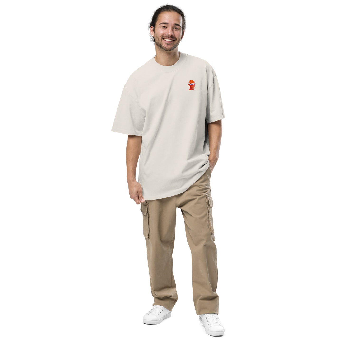 Oversized faded t-shirt feat. Bricktopians by BFG