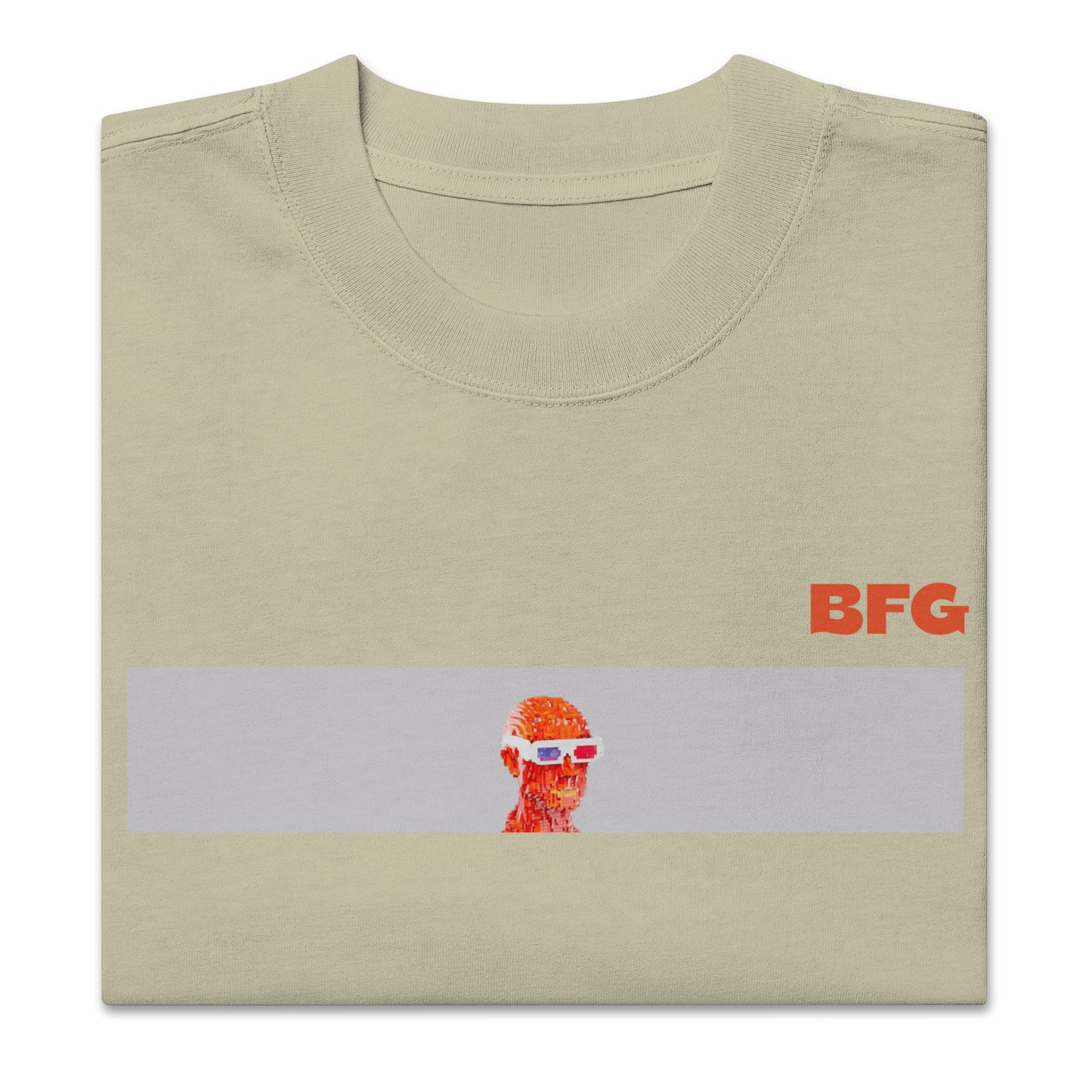 Oversized faded t-shirt feat. feat. Bricktopians by BrightFutureGuy