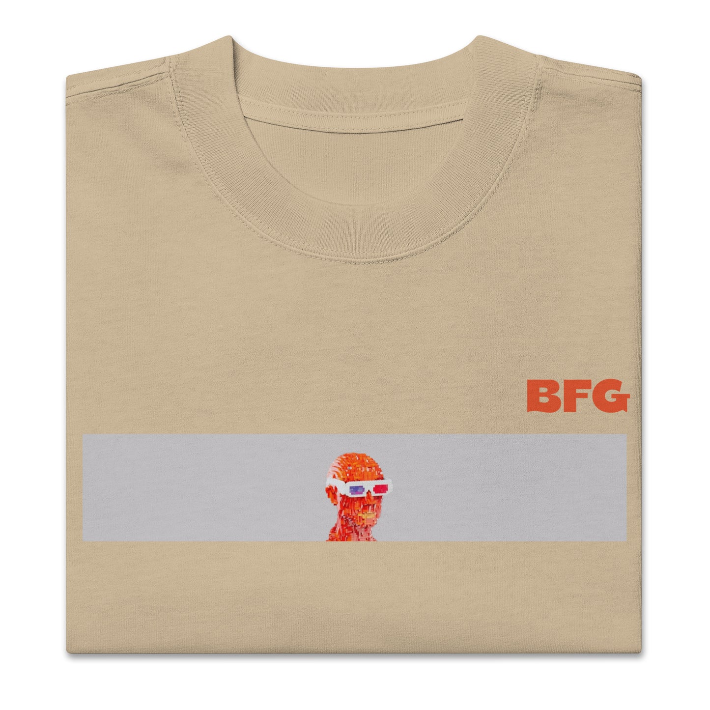 Oversized faded t-shirt feat. feat. Bricktopians by BrightFutureGuy