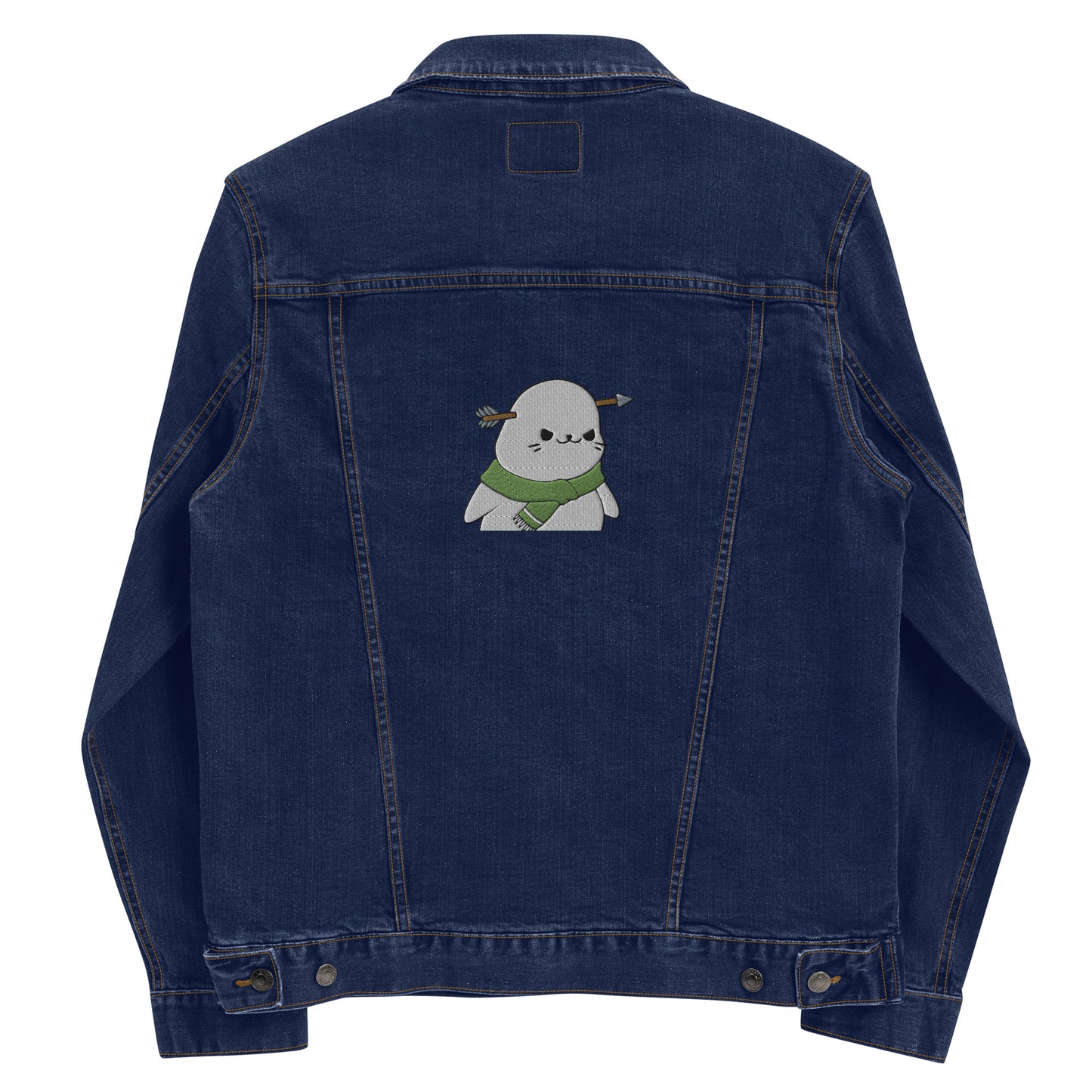 Denim jacket feat. Sappy Seal #344 (embroidered)