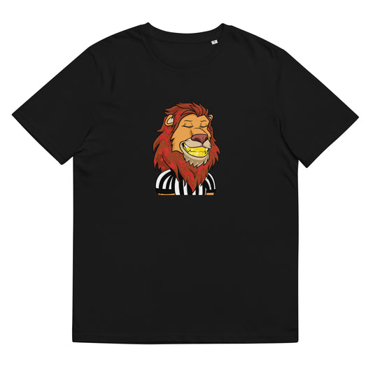 Unisex organic cotton t-shirt feat Lazy Lion #1840