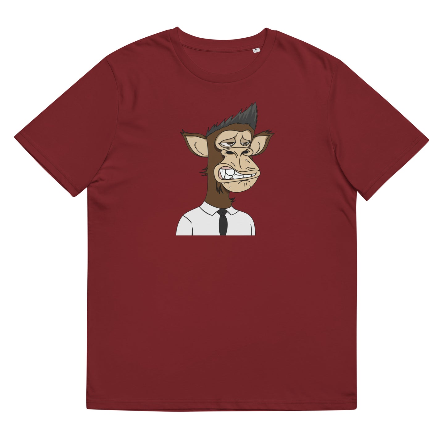 Unisex organic cotton t-shirt feat Polygon Ape #8130 TOKEN GATED