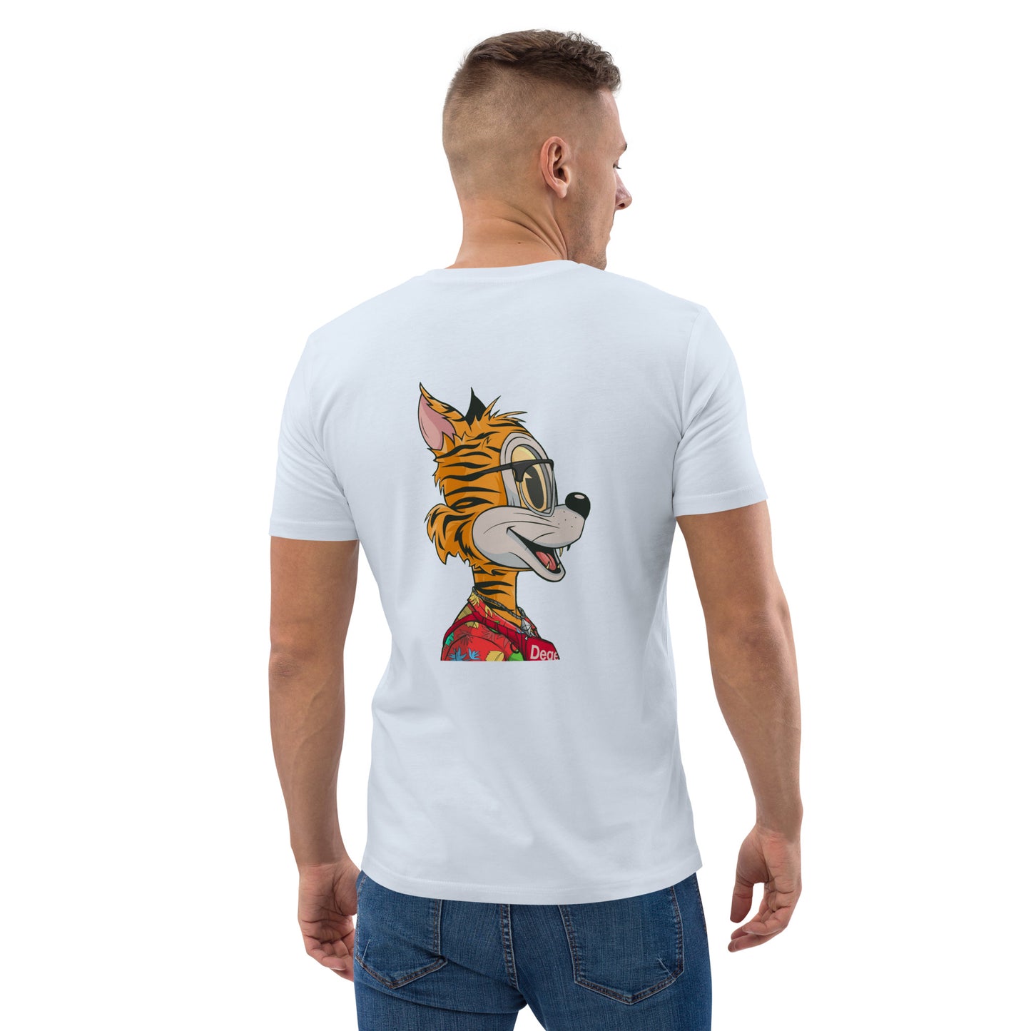 Unisex organic cotton t-shirt feat TOON #918 (front embroidered + rear print)