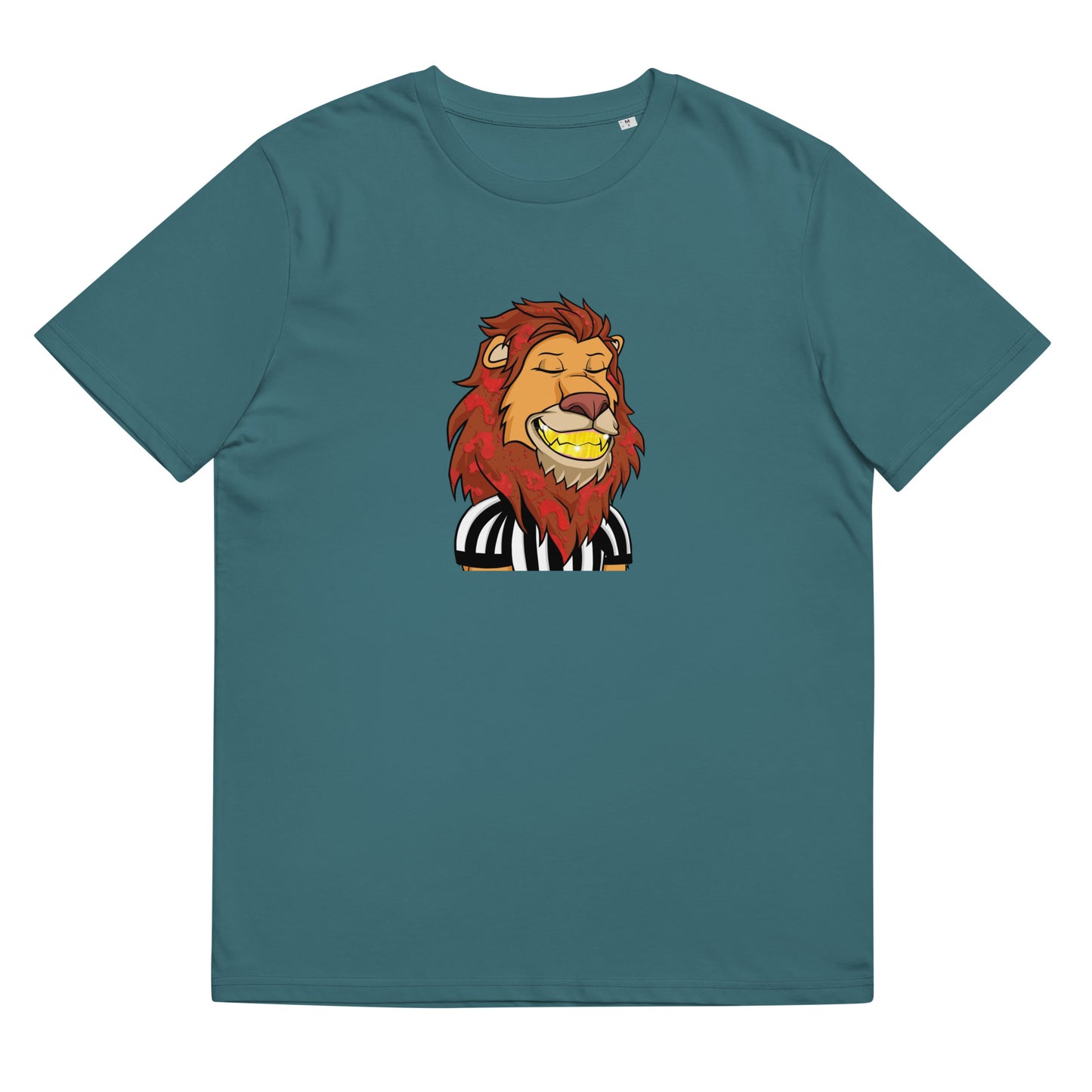 Unisex organic cotton t-shirt feat Lazy Lion #1840