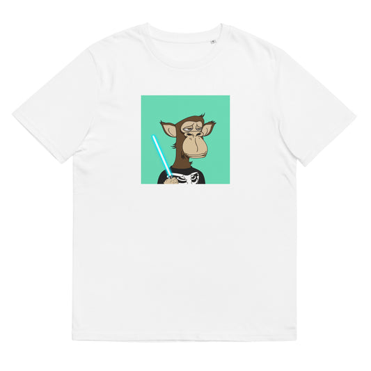 Unisex organic cotton t-shirt feat Polygon Ape YC #6437