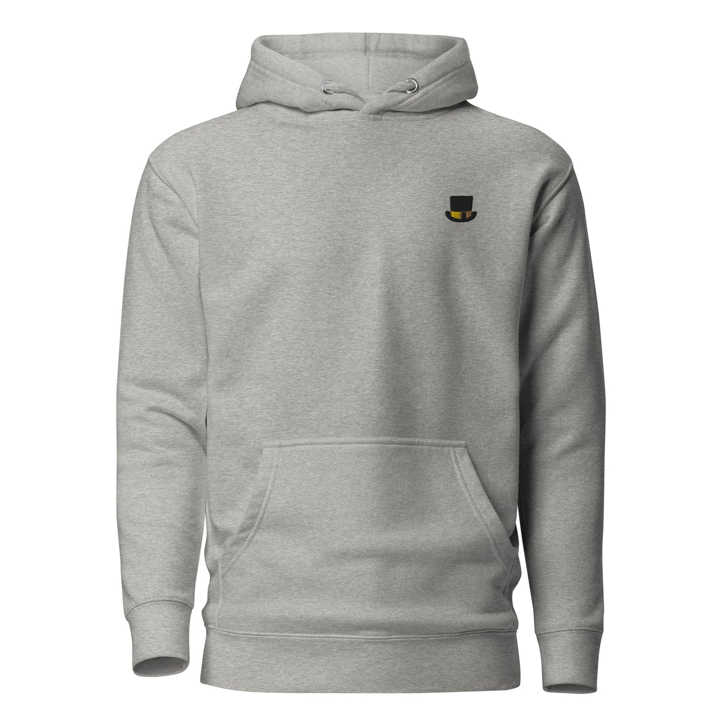 Unisex Hoodie feat. emoji Top Hat (embroidered)