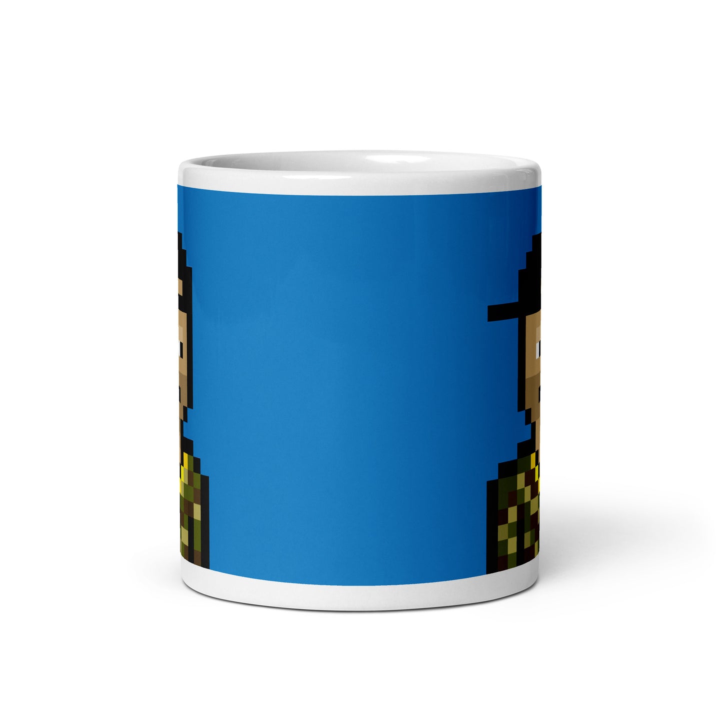 White glossy mug feat Nakamigos #12679