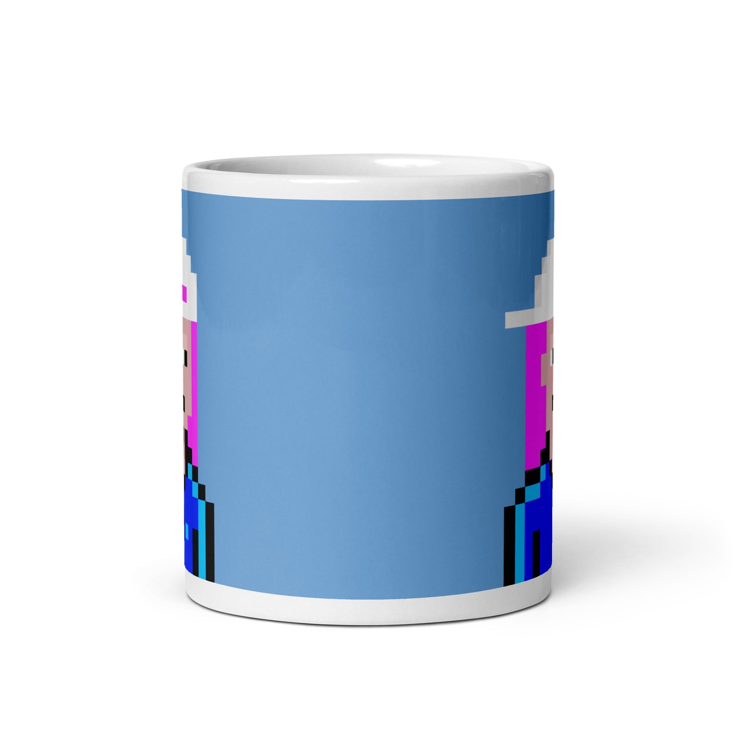 White glossy mug feat Nakamigos #4712