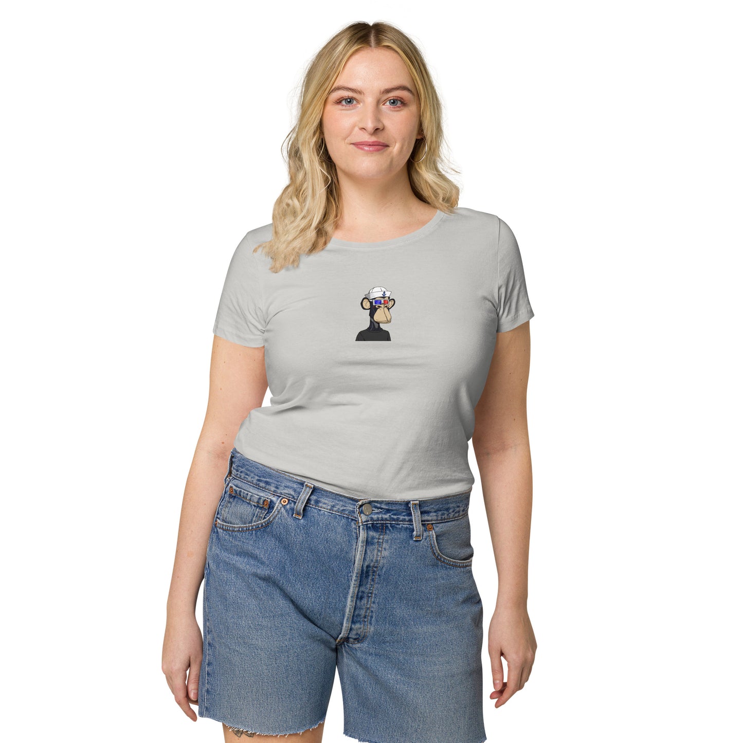 Women’s basic organic t-shirt feat BAYC #2783