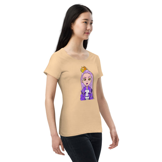 Women’s basic organic t-shirt feat PolyRose