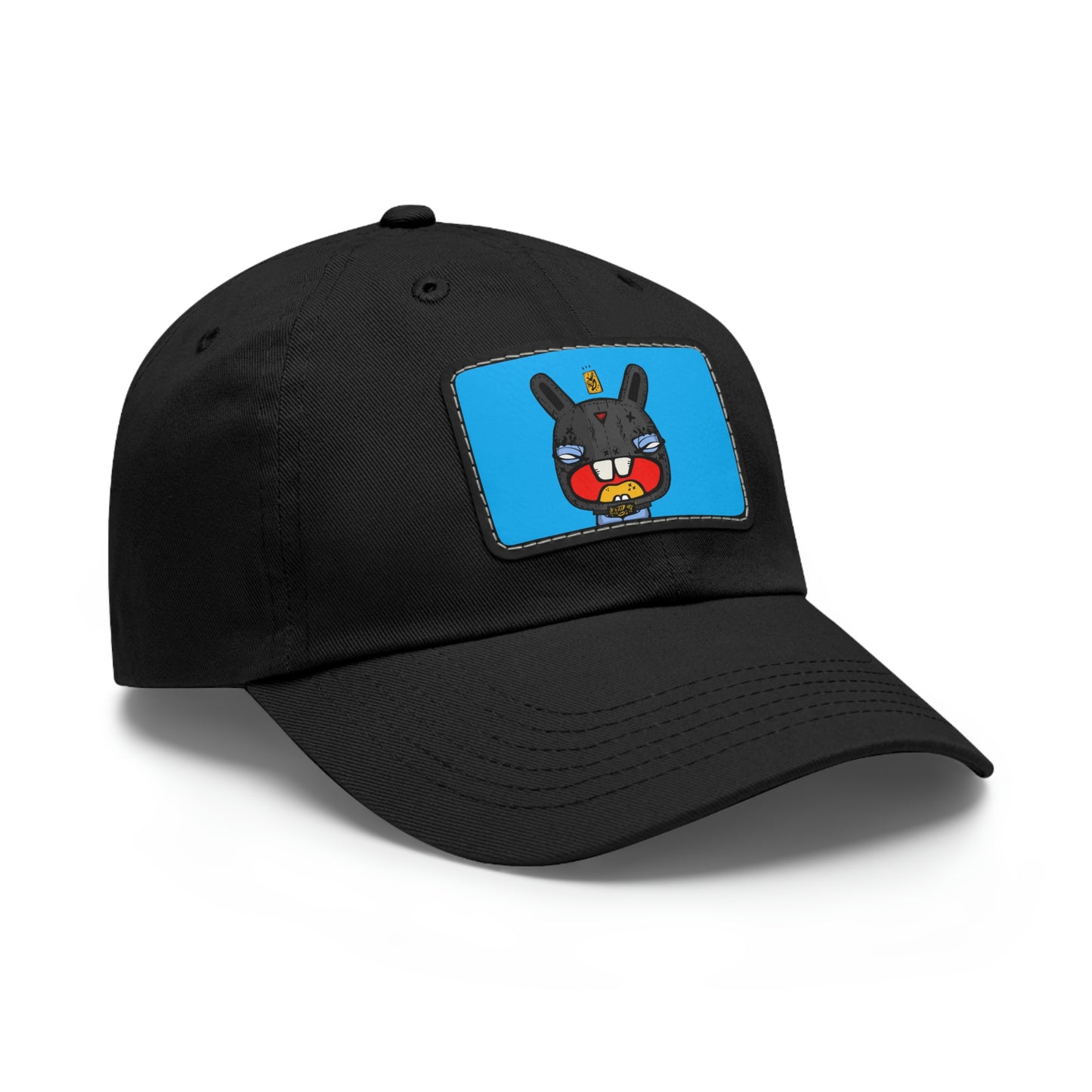 Dad Hat with Leather Patch feat. NFT TKP BAD BUNNY #0978