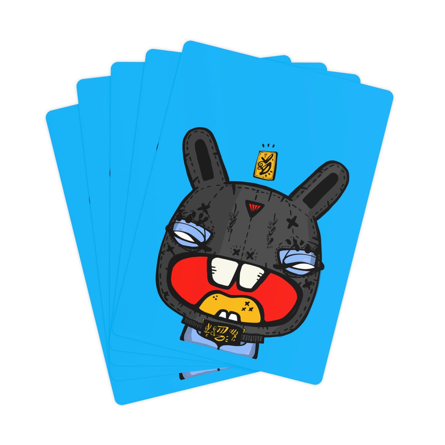 Poker Cards feat. NFT TKP BAD BUNNY #0978 (back side)