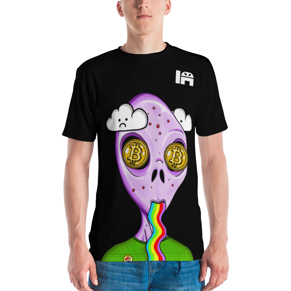 Alien #0011 by inkink Shivadelic  - ALL OVER T-Shirt