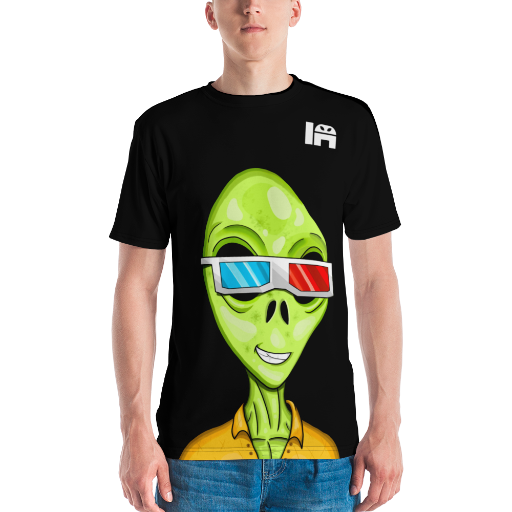 Alien #0010 by inkink Shivadelic - ALL OVER t-shirt